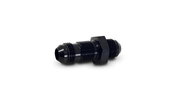 Vibrant -3AN Flare Straight Bulkhead Adapter Fitting - Aluminum - 10680