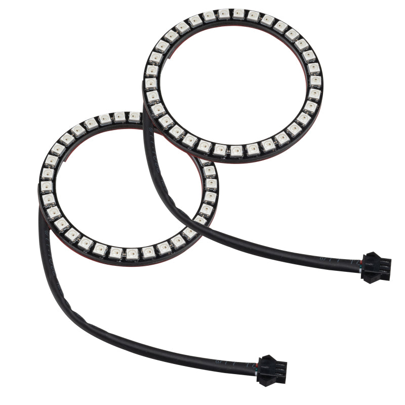 Oracle 15-17 Ford Mustang V6/GT/Shelby Dynamic DRL  w/ Halo Kit - ColorSHIFT - Dynamic SEE WARRANTY - 1335-332