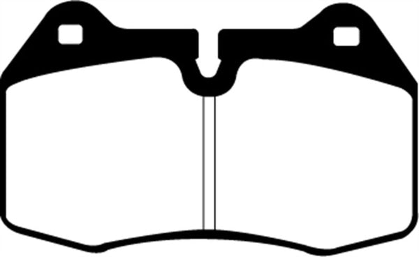 EBC 94-96 BMW 840 4.0 (E31) Greenstuff Front Brake Pads - DP21032 for 1994-1997 BMW 8 Series - front view