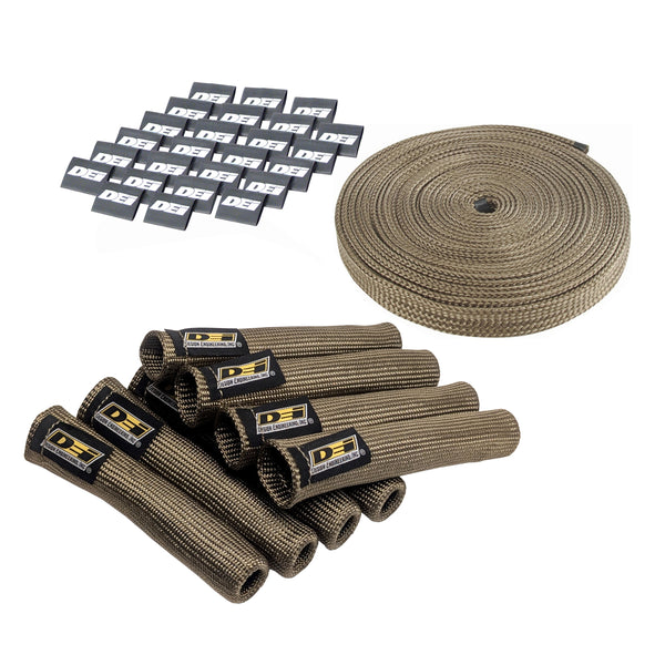 DEI Protect-A-Boot and Wire Kit 8 Cylinder - Titanium - 10705 by DEI - front view