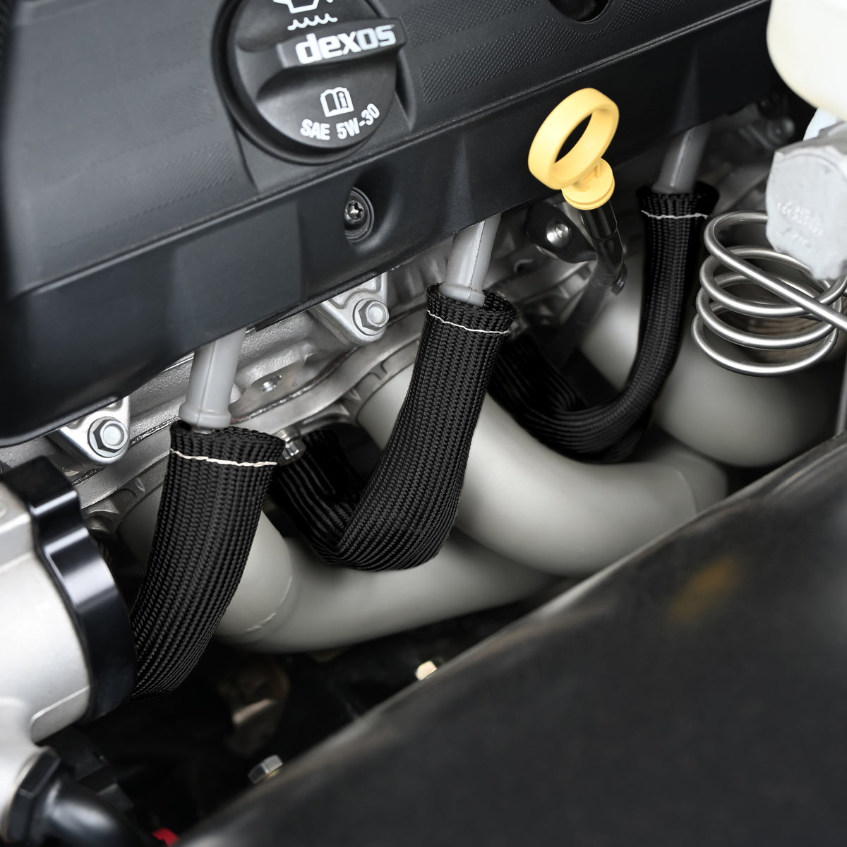 DEI Protect-A-Boot and Wire Kit 8 Cylinder - Black - 10712 by DEI - front view