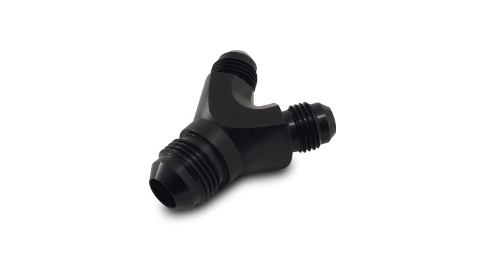 Vibrant -12AN x -8AN x -8AN Y-Adapter Fitting - Aluminum - 10813