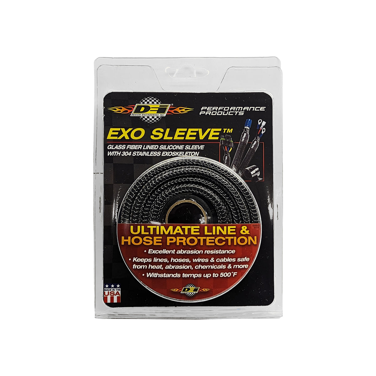 DEI EXO Series Sleeve 3/8in ID x 3ft - Black - 10872 by DEI - front view