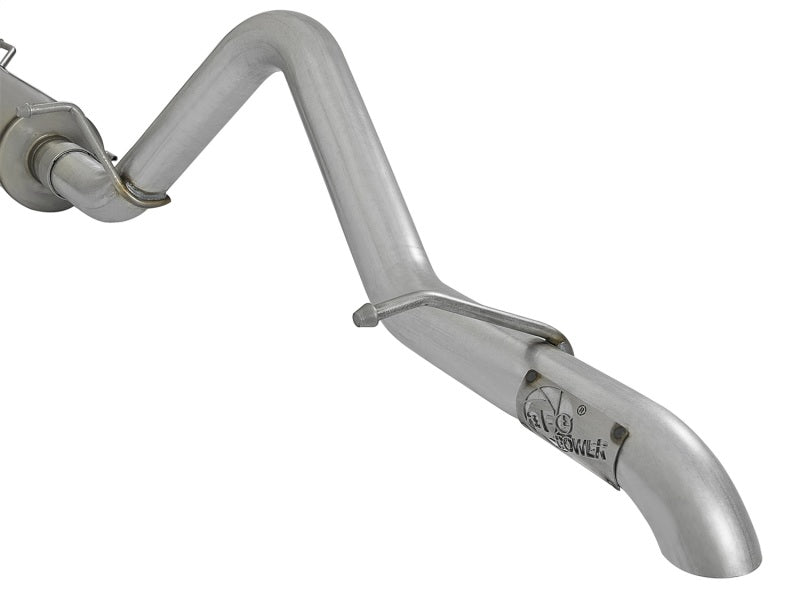 aFe Scorpion 2-1/2in Aluminized Steel Cat-Back Exhaust 07-18 Jeep Wrangler (JK) V6 3.6L/3.8L (2/4dr) - 49-08055