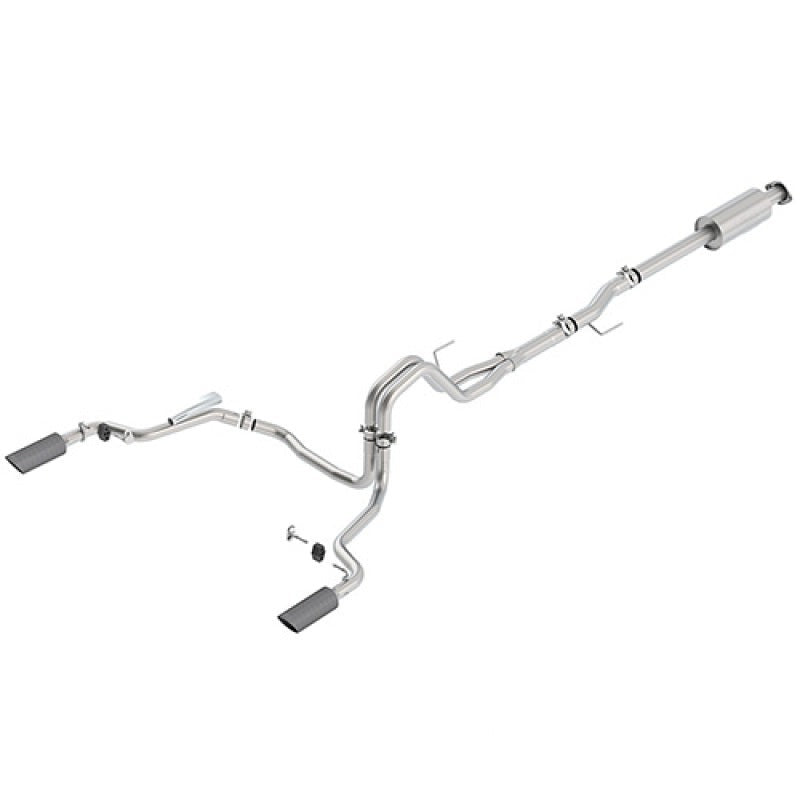 Ford Racing 15-18 F-150 5.0L Cat-Back Extreme Exhaust System Rear Exit w/ Carbon Fiber Tips - M-5200-F1550DEFA