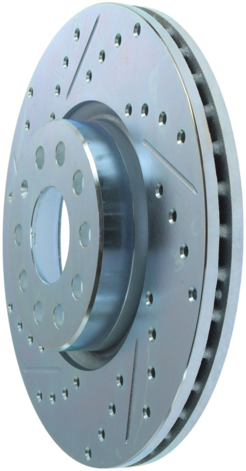 StopTech Select Sport 06-17 Volkswagen Jetta Slotted &amp; Drilled Front Right Rotor - 227.33098R