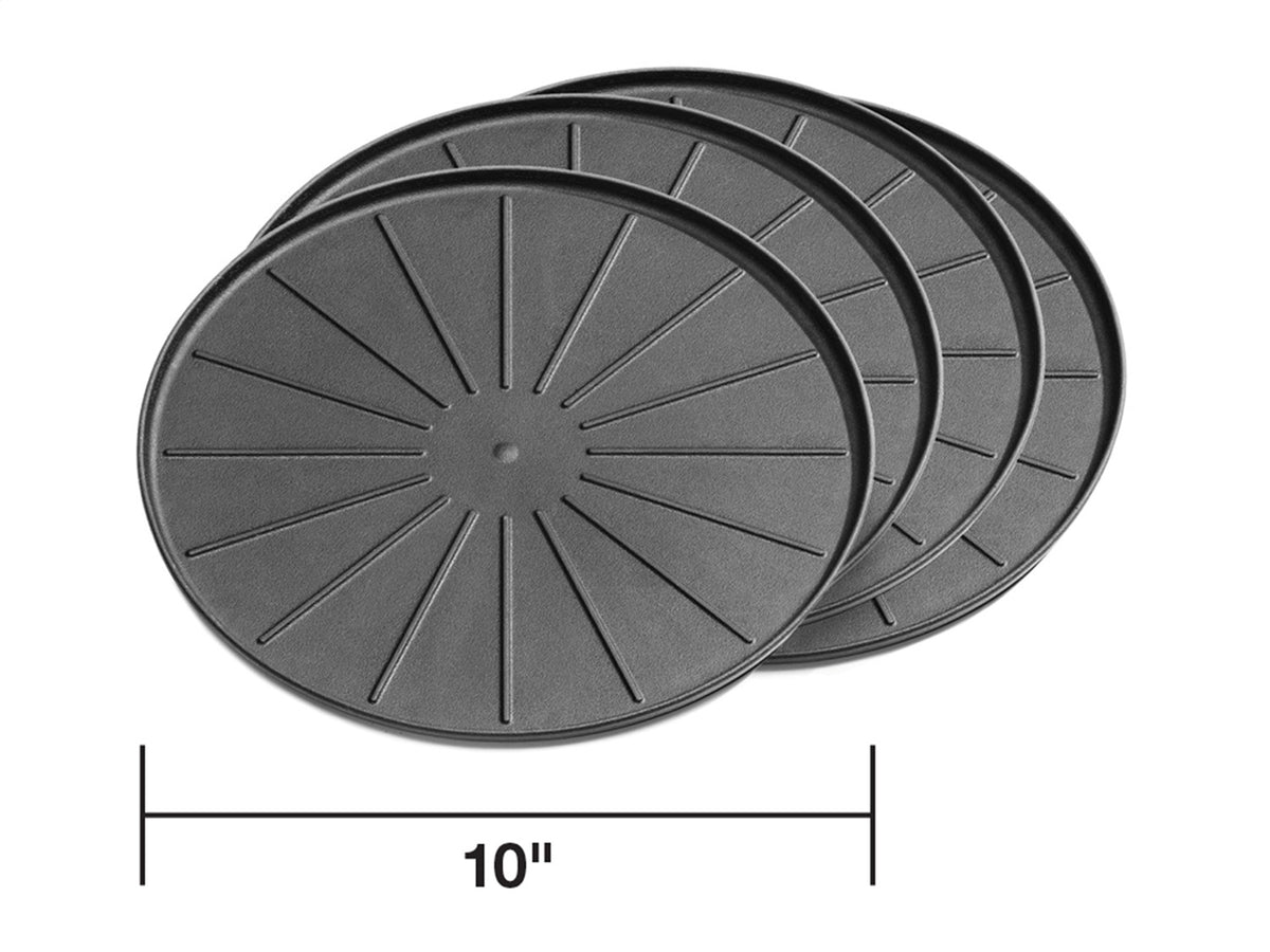 Weathertech - Round Coaster Set - Black 10 in. Dia. - 8A10CSTBK