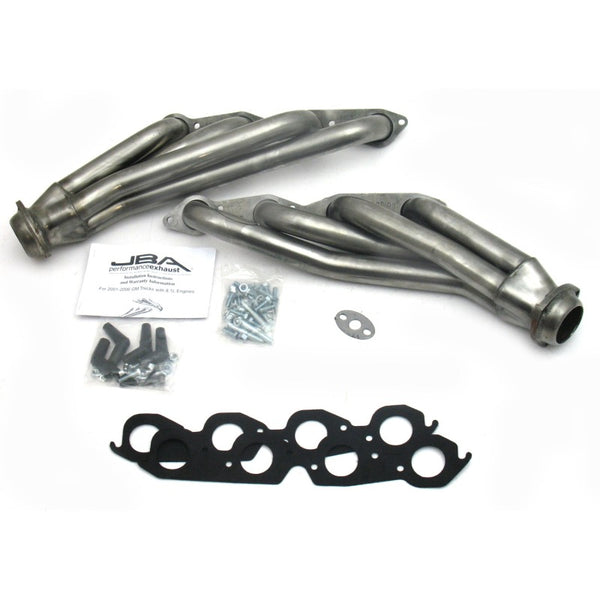 JBA 01-03 Gm Truck 8.1L BBC w/o EGR/A.I.R. 1-3/4in Primary Raw 409SS Cat4Ward Header - 1860S for 2001-2003 Chevrolet Silverad