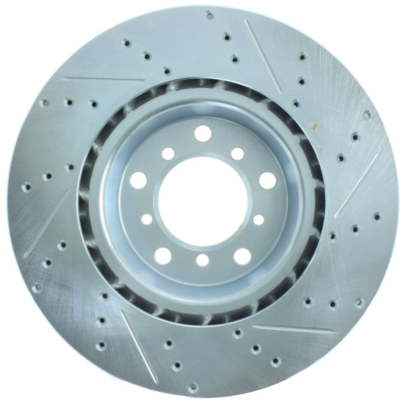 StopTech Select Sport 01-06 BMW M3 Slotted &amp; Drilled Front Right Rotor - 227.34059R