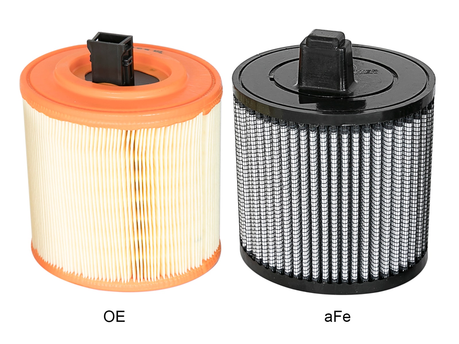 aFe MagnumFLOW Air Filters OER Pro Dry S A/F 16-17 Cadillac ATS-V V6-3.6L (tt) - 11-10138