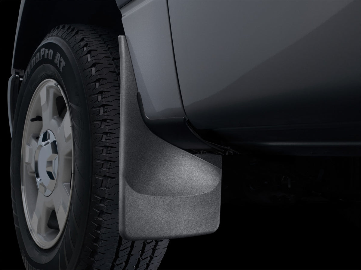 Weathertech - MudFlap No-Drill DigitalFit® MudFlap Kit - Black 15-19 Sierra 3500 - 110036-120076