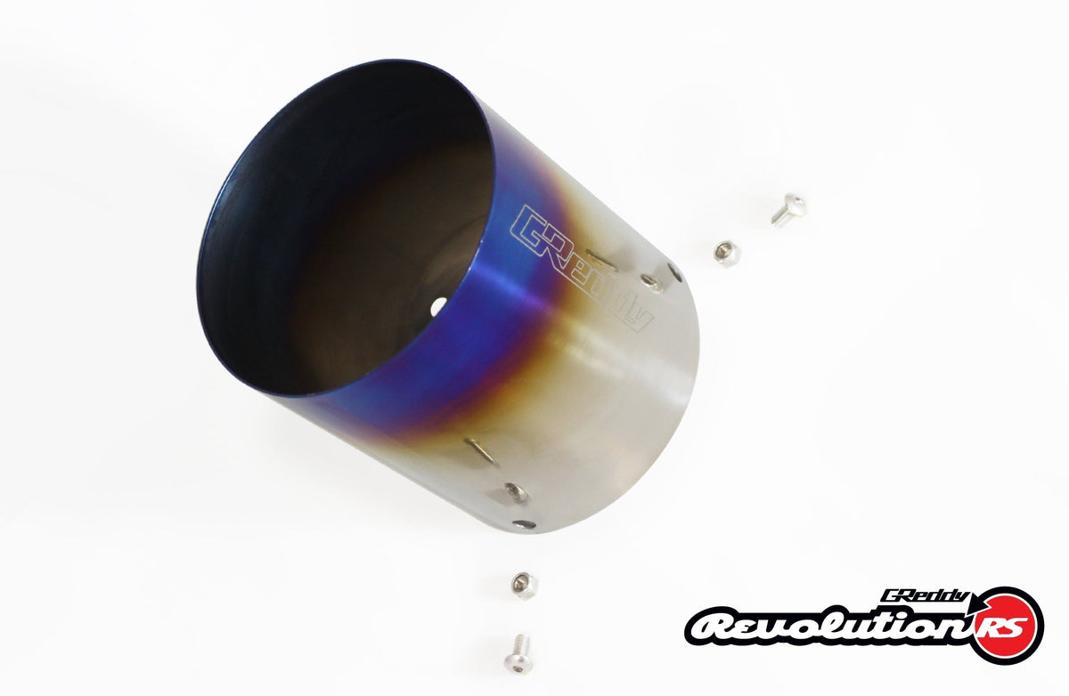GReddy - Optional Revolution RS Titanium Tip(s) 105mm Dia. - 11002112