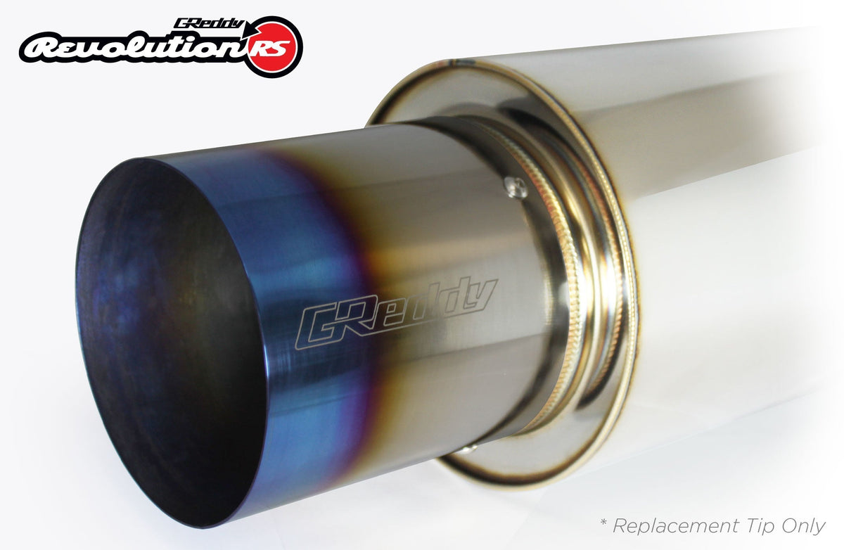 GReddy - Optional Revolution RS Titanium Tip(s) 105mm Dia. - 11002112