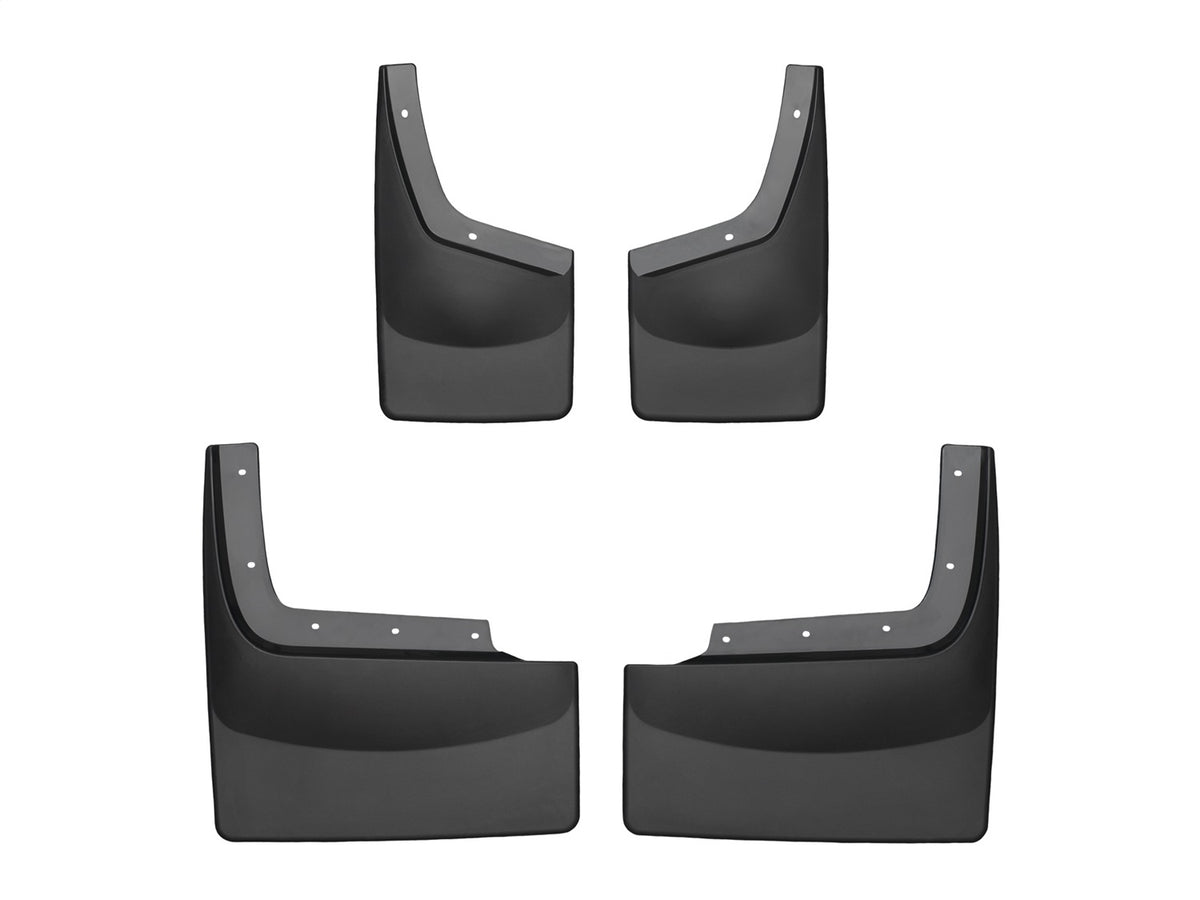 Weathertech - MudFlap No-Drill DigitalFit® MudFlap Kit - Black 11-16 F 350 / 11-16 F 450 Super Duty - 110020-120030
