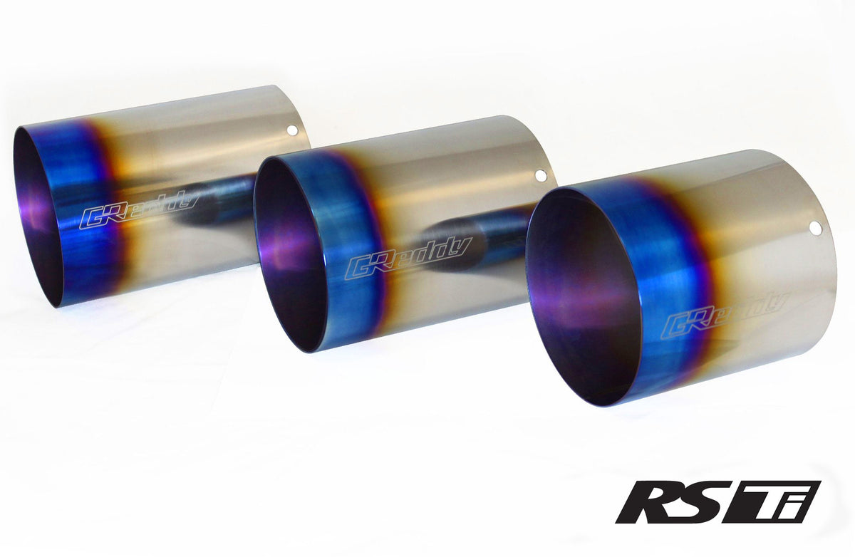 GReddy - Optional Revolution RS Titanium Tip(s) 115mm Dia. - 11002101