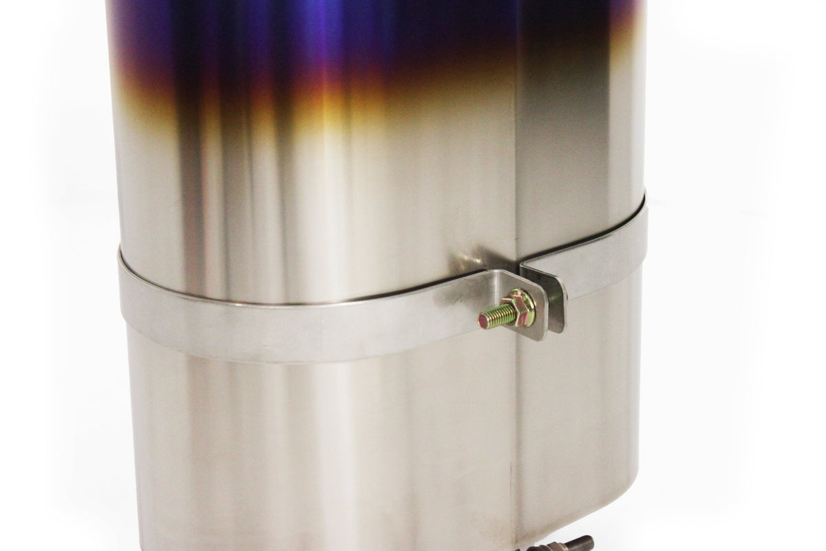 GReddy - Universal RS-Ti Oval Titanium Muffler(s) and Tip with V-Band - 11003530