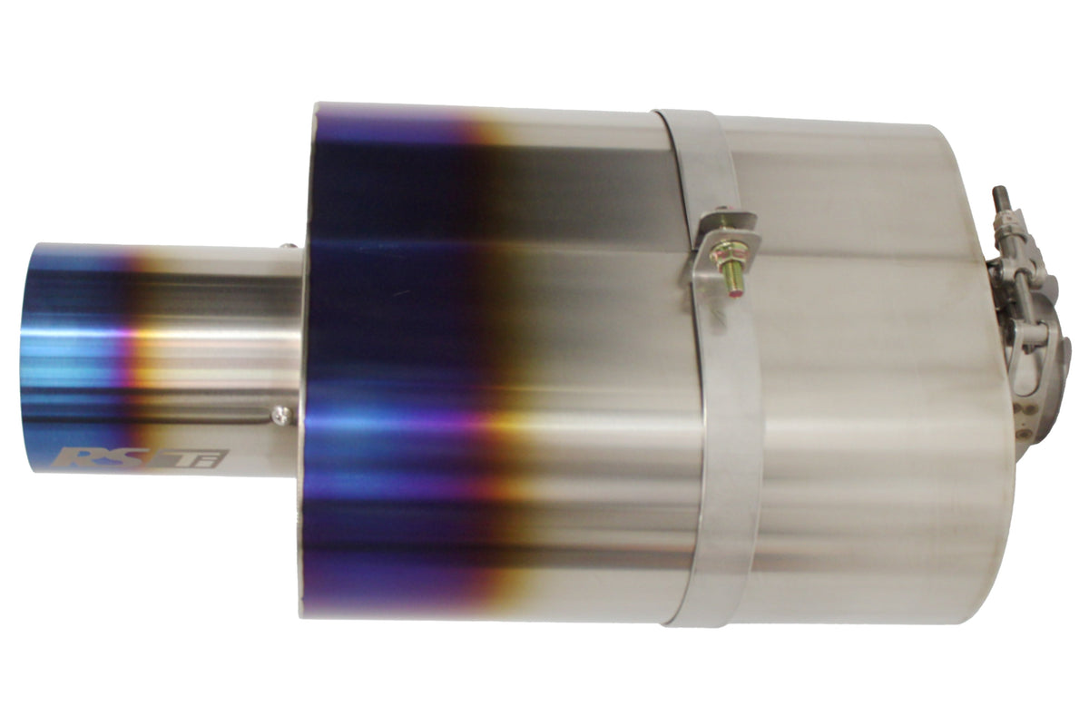 GReddy - Universal RS-Ti Oval Titanium Muffler(s) and Tip with V-Band - 11003525