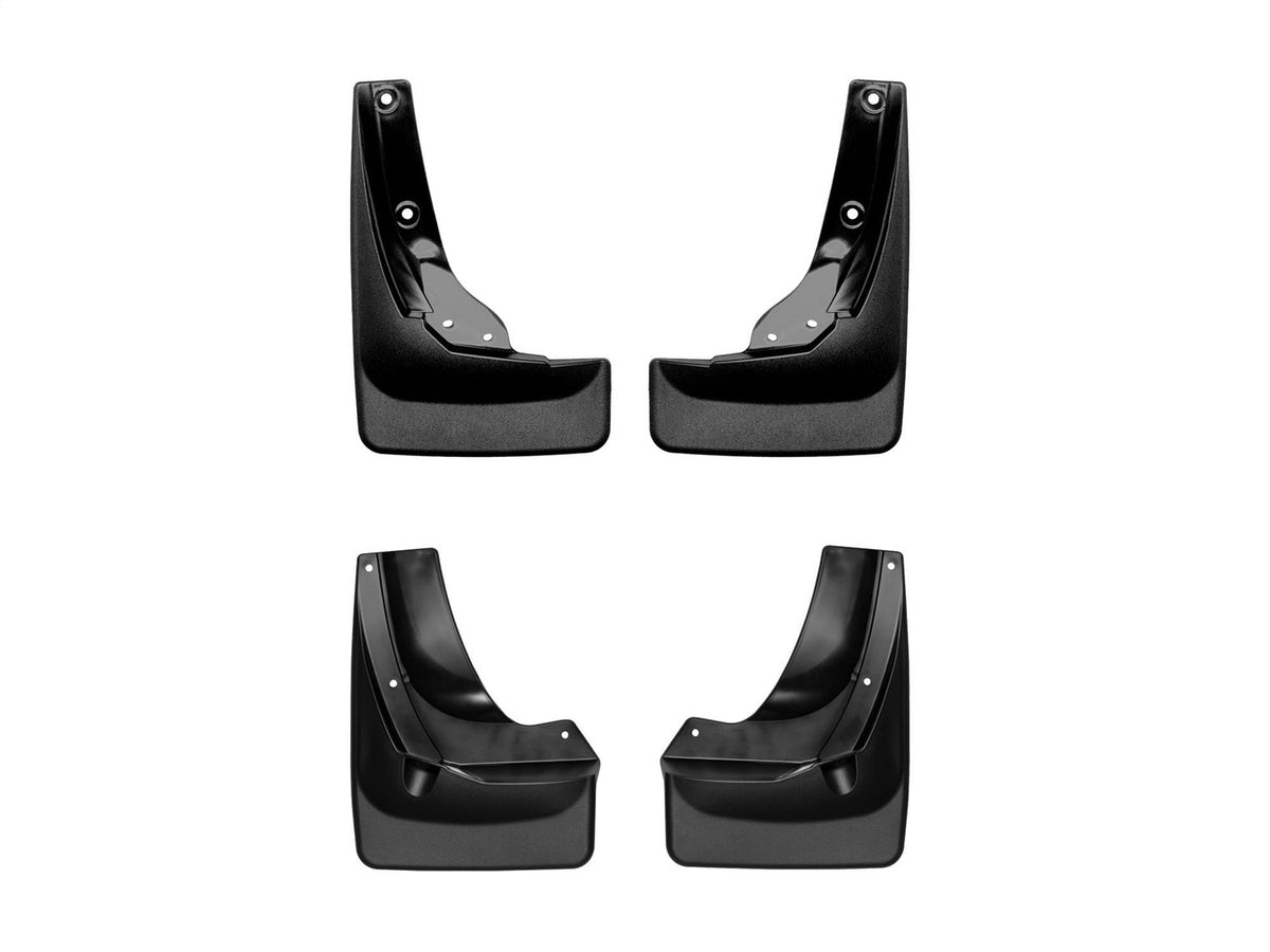 Weathertech - MudFlap No-Drill DigitalFit® MudFlap Kit - Black 21-25 Ridgeline - 110069-120069