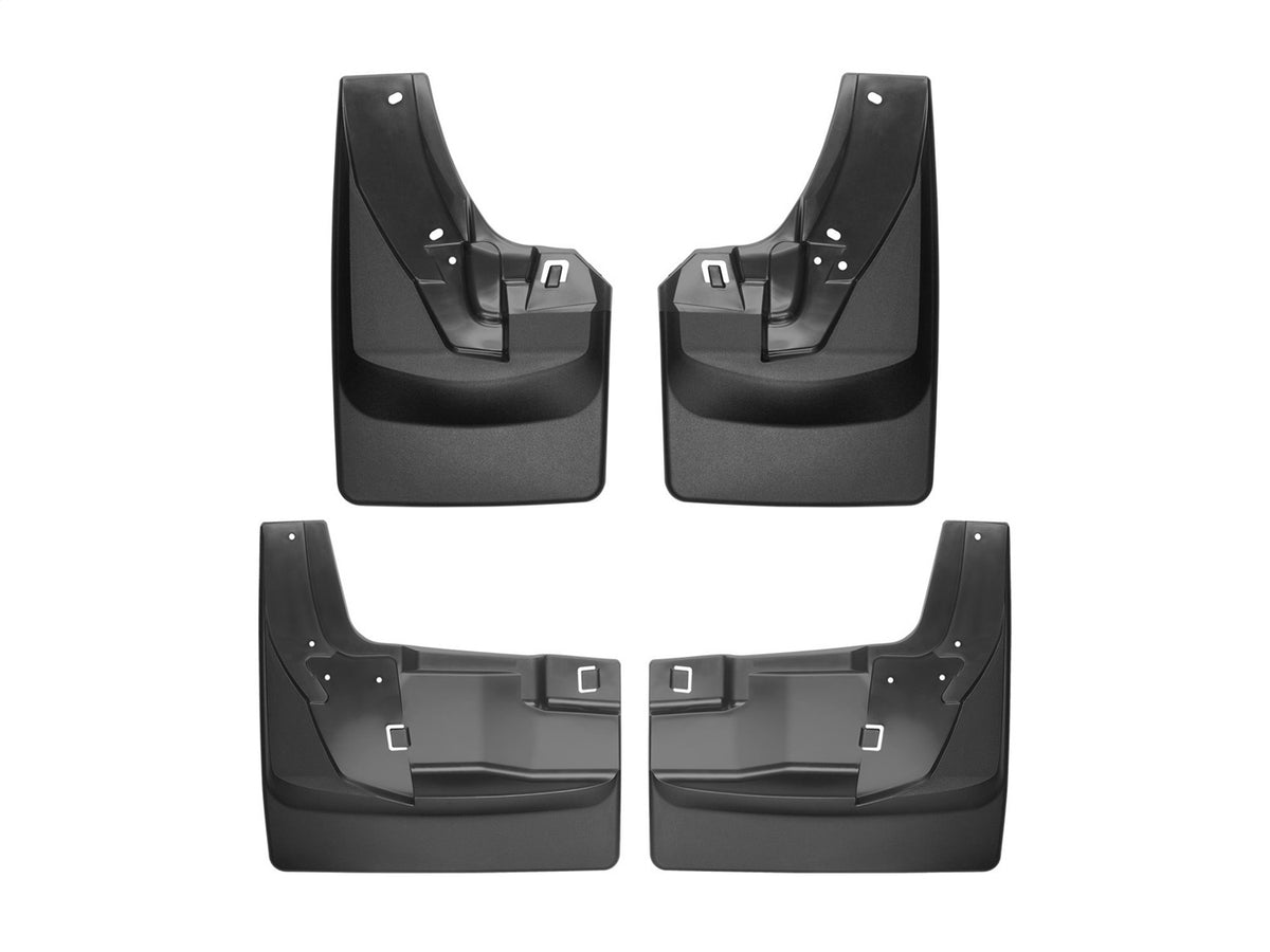 Weathertech - MudFlap No-Drill DigitalFit® MudFlap Kit - Black 19-24 3500 - 110109-120116