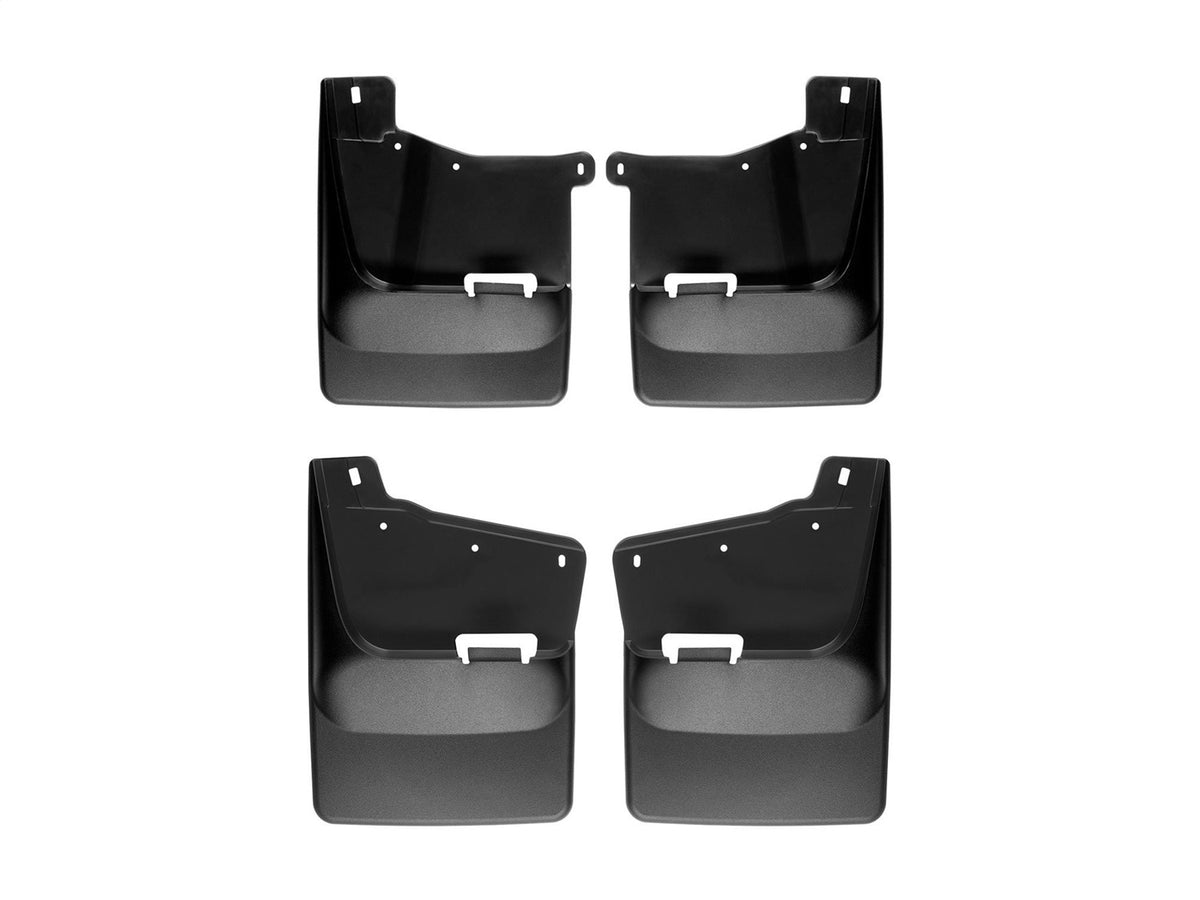 Weathertech - MudFlap No-Drill DigitalFit® MudFlap Kit - Black 20-26 Silverado 2500 / 20-26 Silverado 3500 - 110118-1201