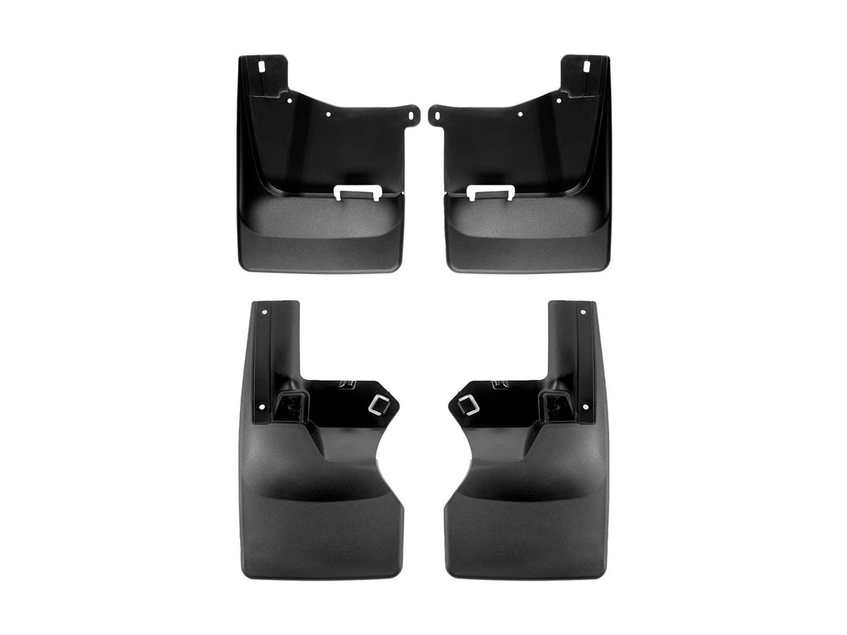 Weathertech - MudFlap No-Drill DigitalFit® MudFlap Kit - Dually Black 25 Silverado 2500 / 20-25 Silverado 3500 - 110118-