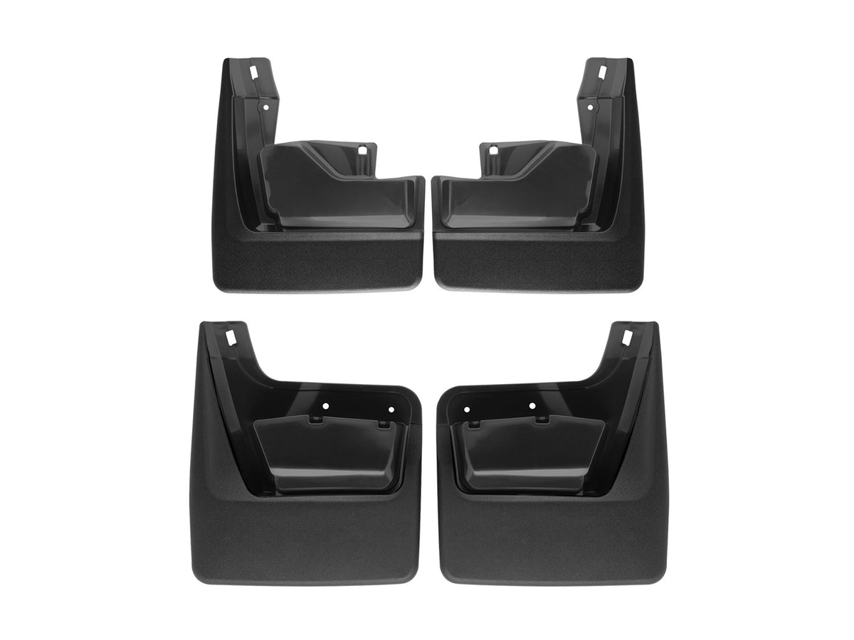 Weathertech - MudFlap No-Drill DigitalFit® MudFlap Kit - Black 19-26 Sierra 1500 - 110119-120119