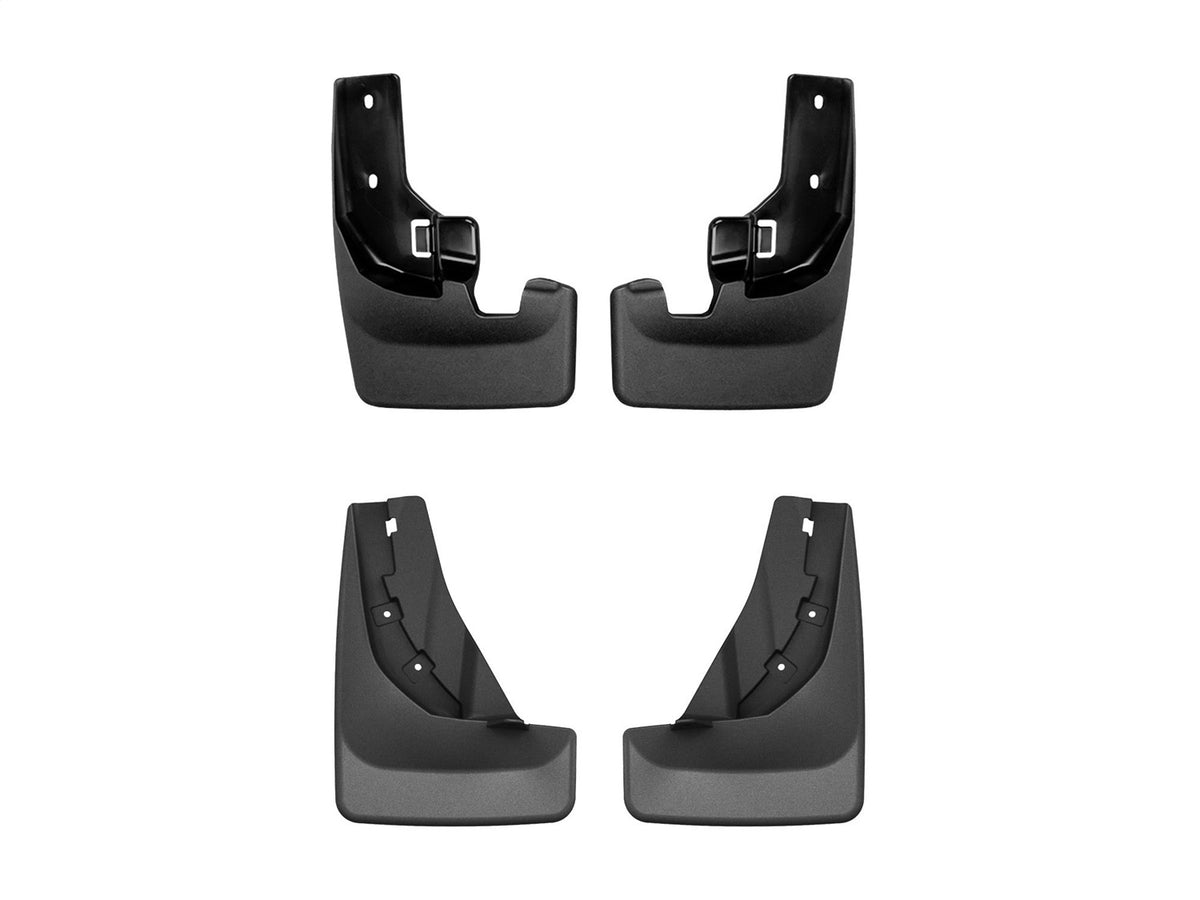 Weathertech - MudFlap No-Drill DigitalFit® MudFlap Kit - Black 24-26 Rogue - 110135-120189