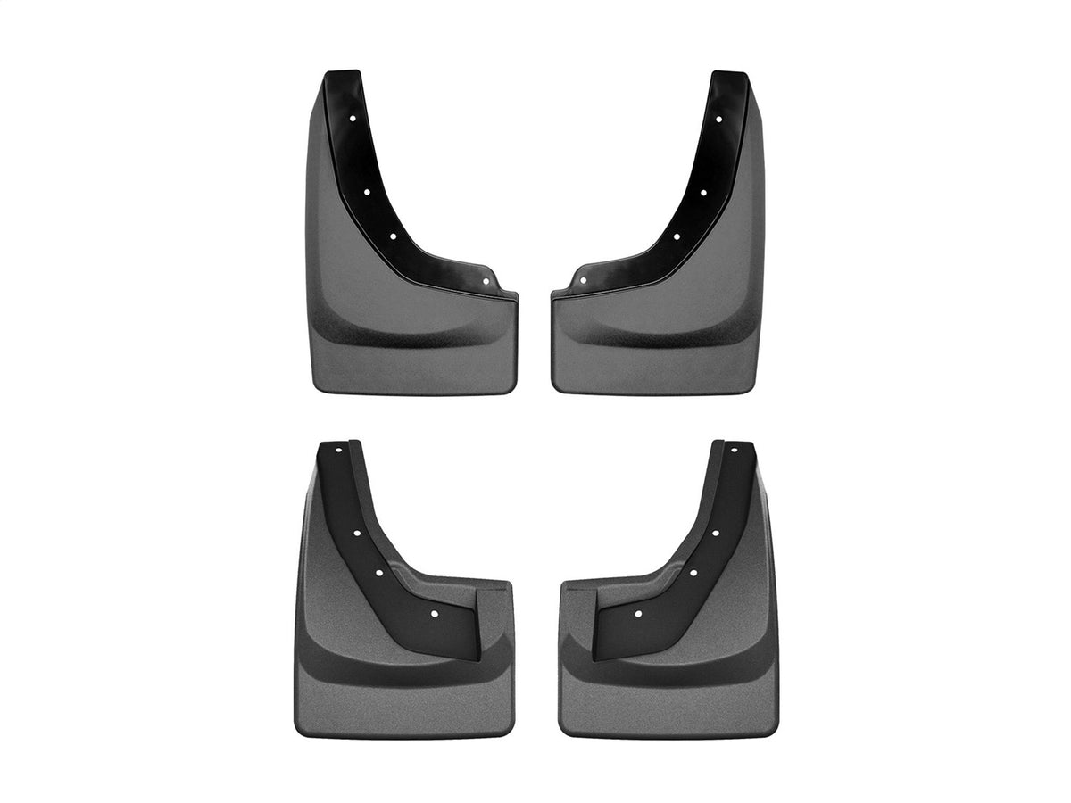 Weathertech - MudFlap No-Drill DigitalFit® MudFlap Kit - Black 25-26 1500 - 110137-120223
