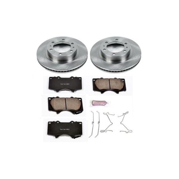 Power Stop 03-09 Toyota 4Runner Front Autospecialty Brake Kit - KOE137 for 2005-2023 Toyota Tacoma - front view