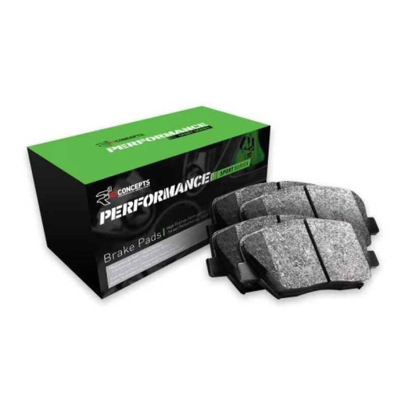 R1 88-12 Plymouth Colt Rear Performance Sport Brake Pads - 2115-0383-00 - front view