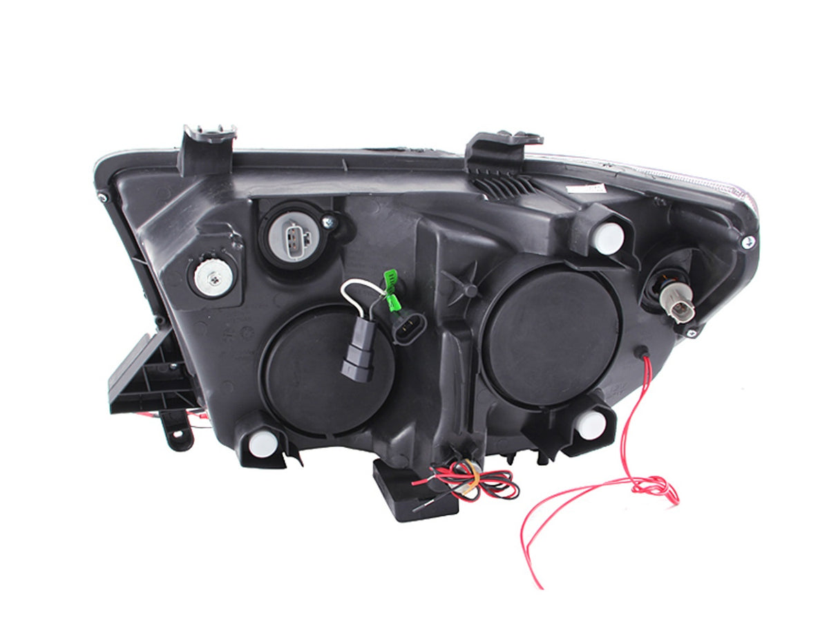 ANZO 2007-2013 Toyota Tundra Projector Headlights w/ Halo Black (CCFL) - 111174