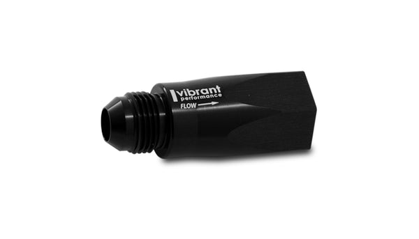 Vibrant -8AN Female to Male Inline Check Valve - 11118