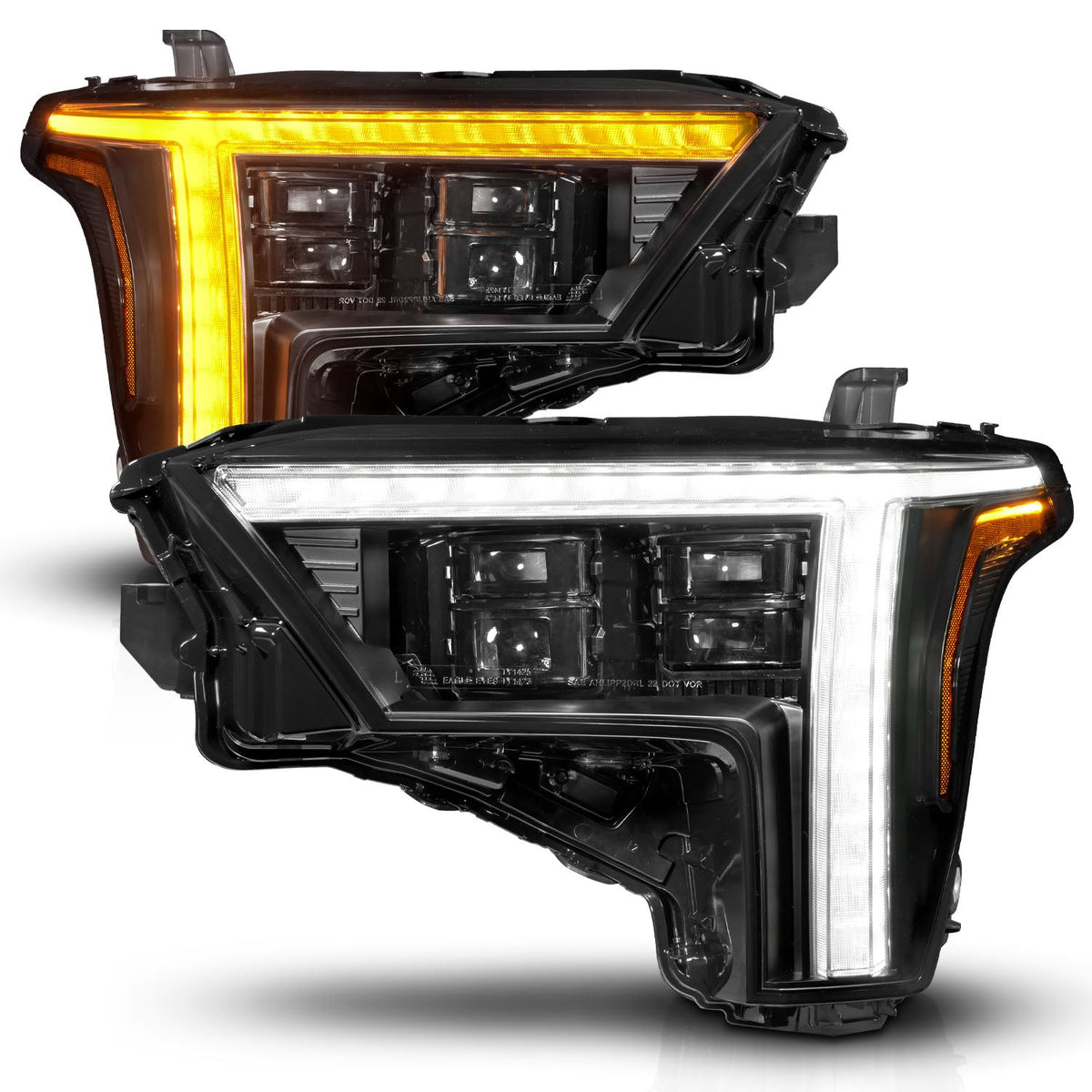 ANZO 22-24 Toyota Tundra (w/Factory LED Refl.) Z-Series Full LED Proj Headlights - Driver Side ONLY - 111599X-L by ANZO