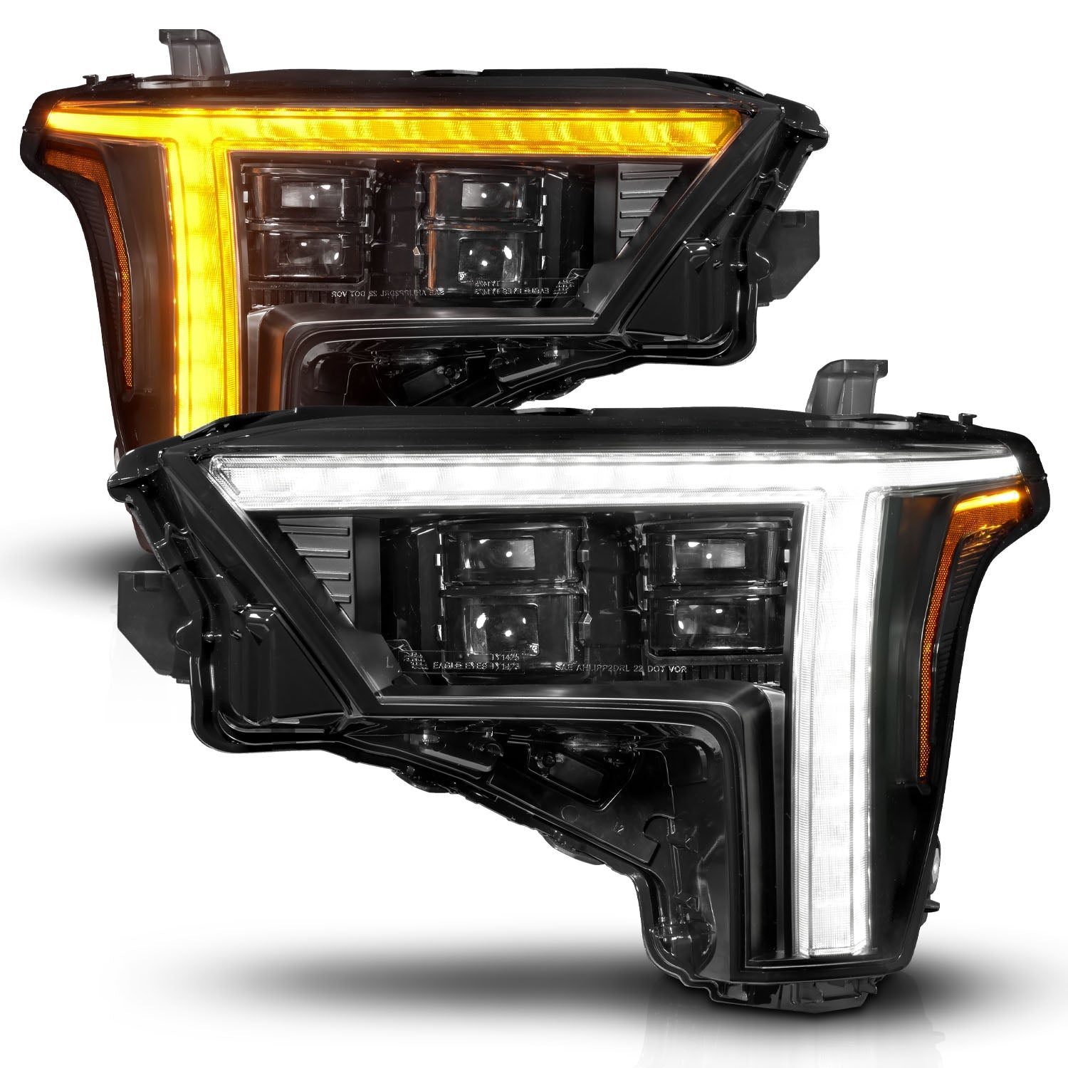 ANZO 22-24 Toyota Tundra (w/Factory LED Refl.) Z-Series Full LED Proj Headlights - Driver Side ONLY - 111599X-L by ANZO