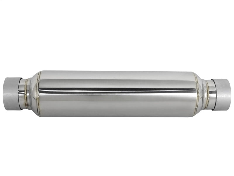 aFe MACH Force-Xp 304 Stainless Steel Resonator 2.5in Inlet/Outlet x 4in Dia x 15in Body x 19in L - 49M10002