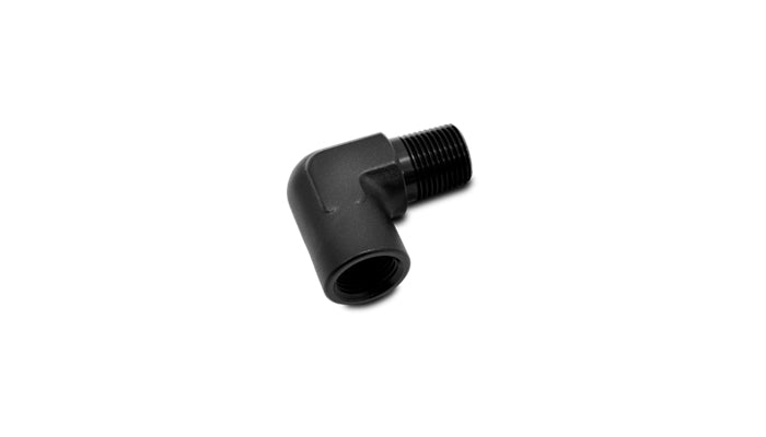 Vibrant 3/8in NPT Female to Male 90 Degree Pipe Adapter Fitting - 11342