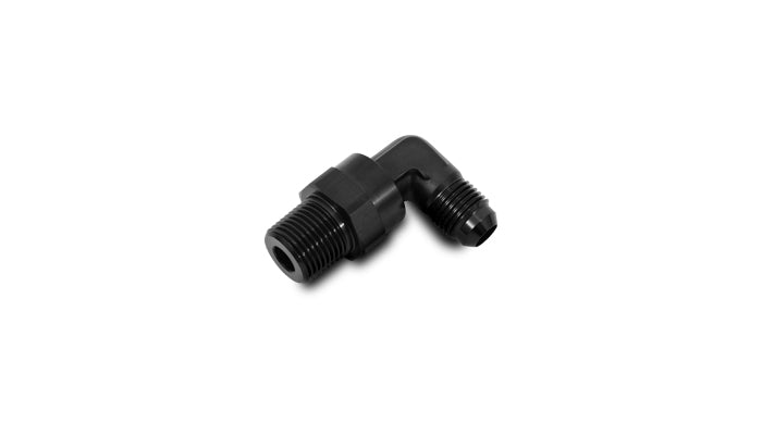Vibrant Male AN to Male NPT 90 Degree Swivel Adapter -6 AN to 1/2in NPT - 11363
