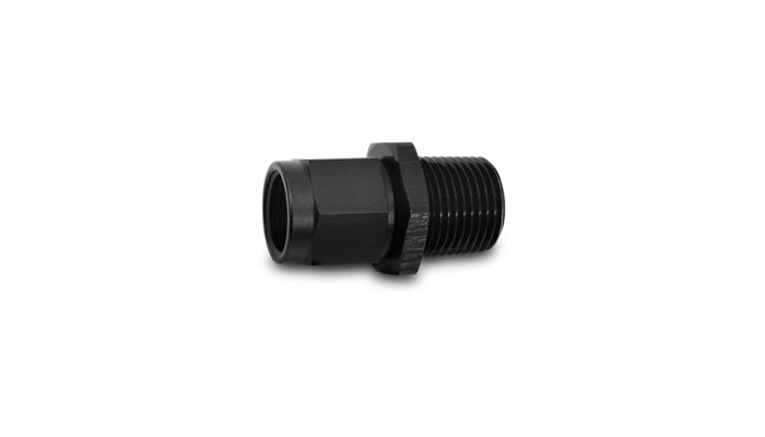 Vibrant -8AN to 1/4in NPT Female Swivel Straight Adapter Fitting - 11371