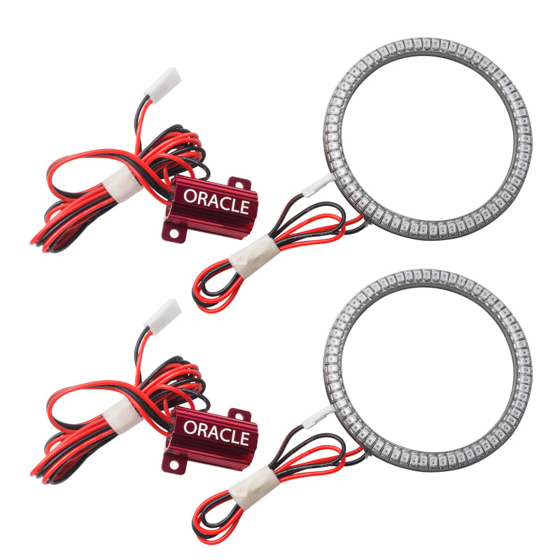 Oracle Jeep Wrangler 07-17 LED Waterproof Turn Signal Halo Kit - Amber SEE WARRANTY - 2931-005