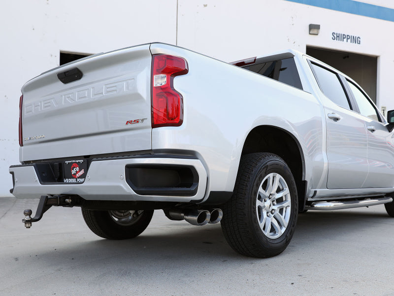 aFe Rebel XD Series 3in 304SS DPF-Back 20-21 GM Trucks L6-3.0L (td) LM2 - Dual Polished Tip - 49-34129-P