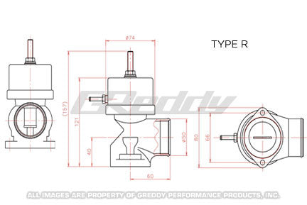 GReddy - GReddy Type-R Blow-Off Valve - 11501660