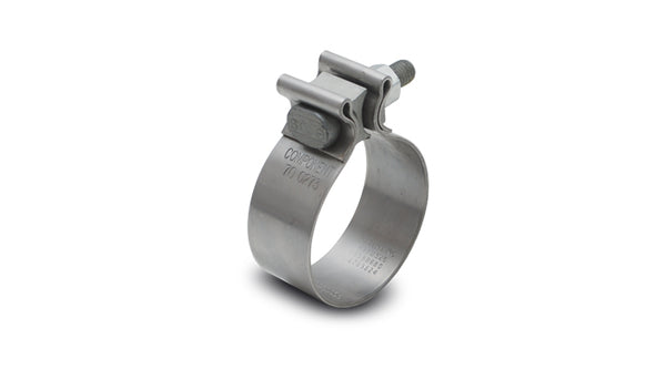 Vibrant SS Accuseal Exhaust Seal Clamp for 3.5in OD Tubing (1in wide band) - 1162