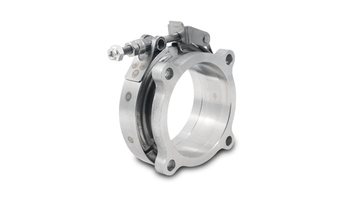 Vibrant GT Series Turbo Adapter 3in 4 Bolt to 3in V-Band Flange w/ V-Band & V-Band Clamp - 11742