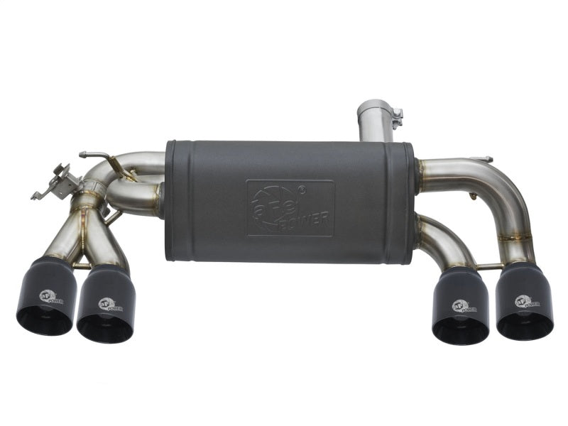 aFe MACHForce XP 3in - 2 1/2in Axle Back 304SS Exhaust w/ Black Tips 16-18 BMW M2 (f87) - 49-36333-B