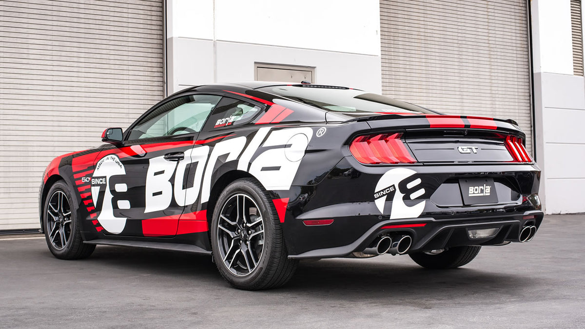 Borla 18-23 Ford Mustang GT 5.0L AT/MT 2.5in S-Type Exhaust w/ Valves (Rear Section Only)
