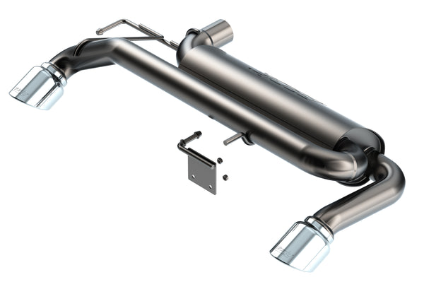 Borla 21-25 Ford Bronco 2.3L 4WD ATAK Axle Back Exhaust w/ Bright Chrome Tips