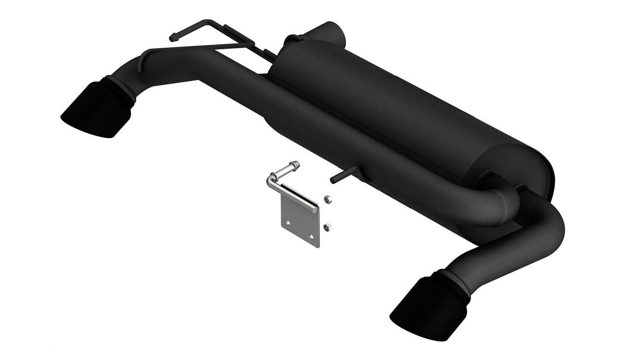 Borla 21-25 Ford Bronco 2.7L V6 4WD ATAK Axle Back Exhaust w/ Black Coated Tips