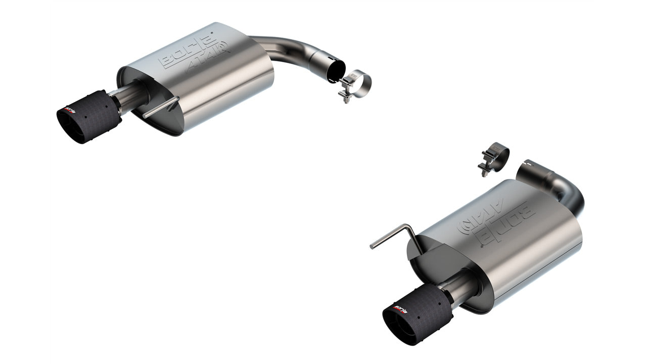 Borla 2024 Ford Mustang GT 5.0L V8 w/o Active Exhaust ATAK Axle-Back Exhaust System