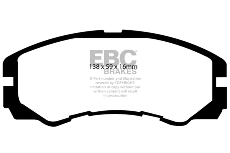 EBC 96-98 Acura SLX 3.2 Ultimax2 Front Brake Pads - UD579