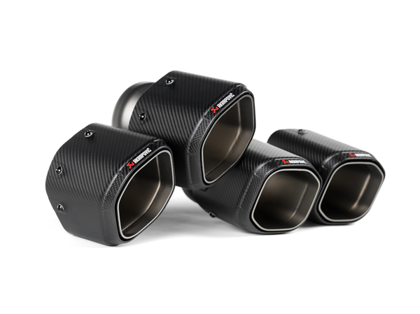 Akrapovic 2024+ BMW M5 (G90,G99) Hexagonal Carbon Fiber Tail Pipe Set - TP-CT/79 for 2025-2026 BMW M5